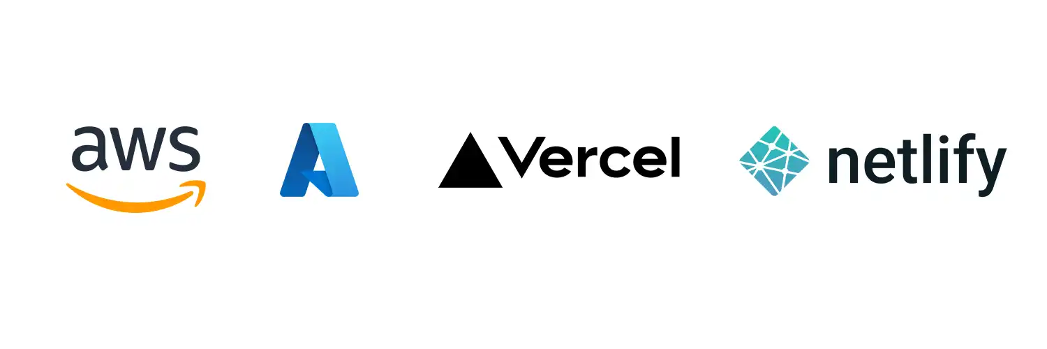 Titelbild fur den BlogPost AWS vs. Azure vs. Netlify vs. Vercel: Umfassender Cloud-Dienste Vergleich - immajung
